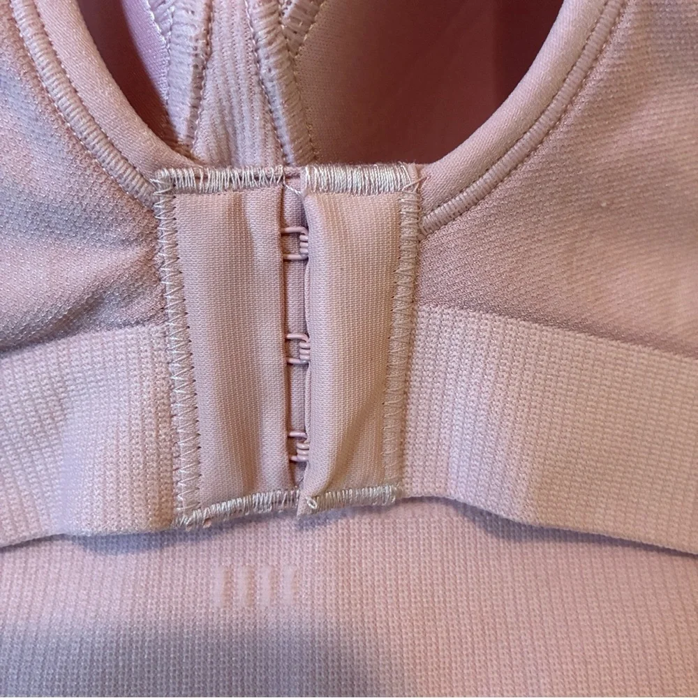 Truekind Daily comfort Wirefree Shaper bra Hook & Eye Rose tan Size XL NEW